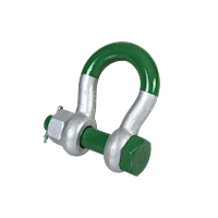 G-5263 Green Pin Super Safety Bow Shackles Product Render 2